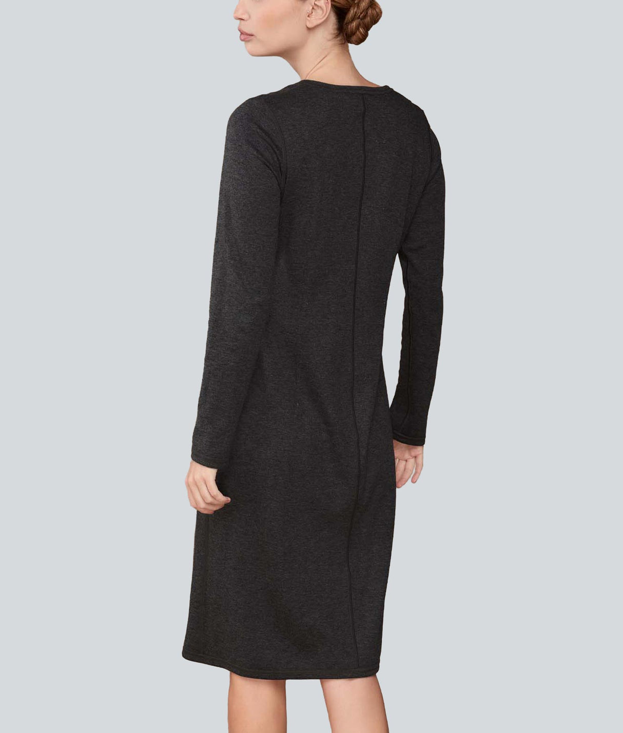 Classic Reversible Dress - Wrought Iron And Light Gray