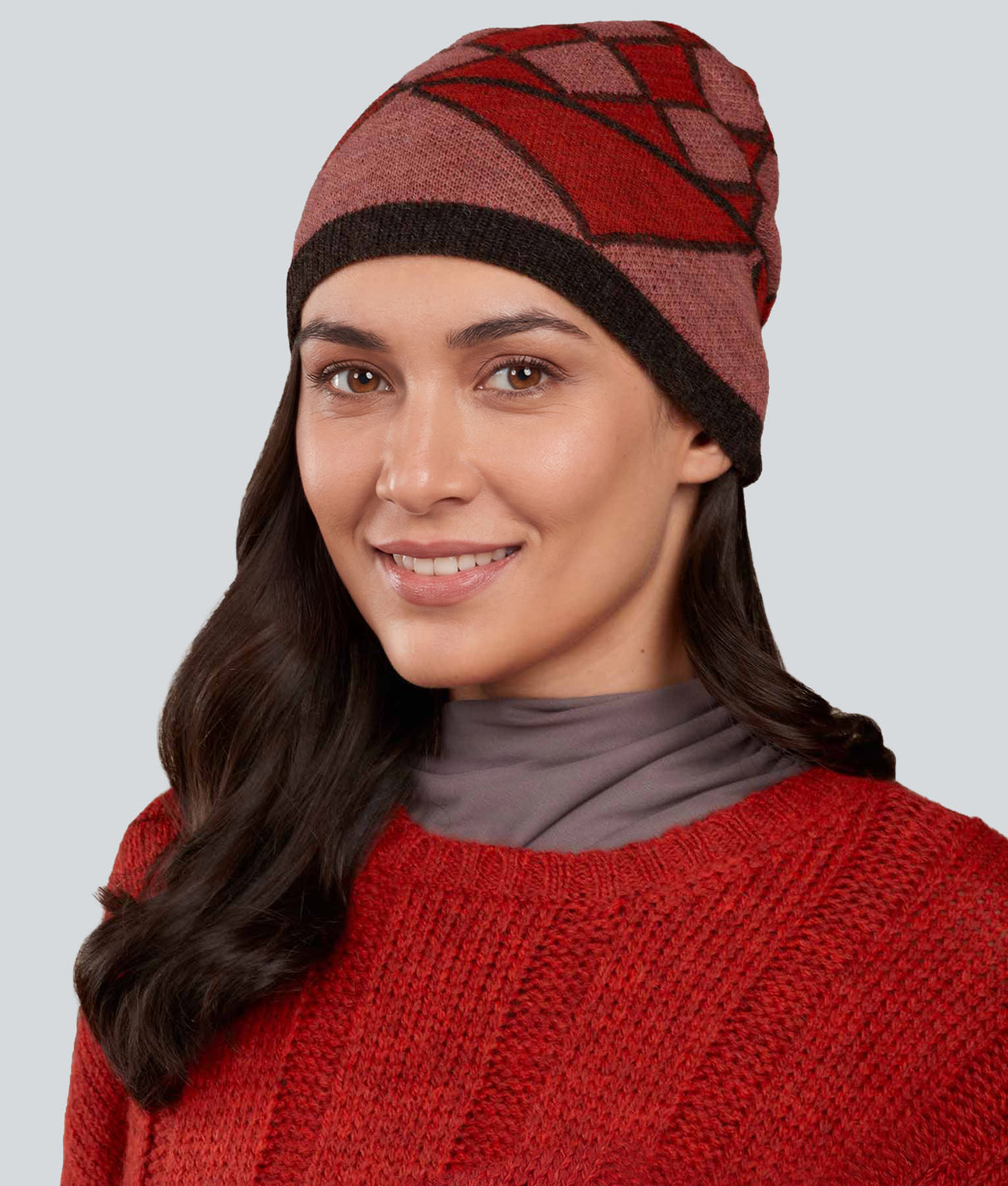 Gorro Geométrico Baby Alpaca