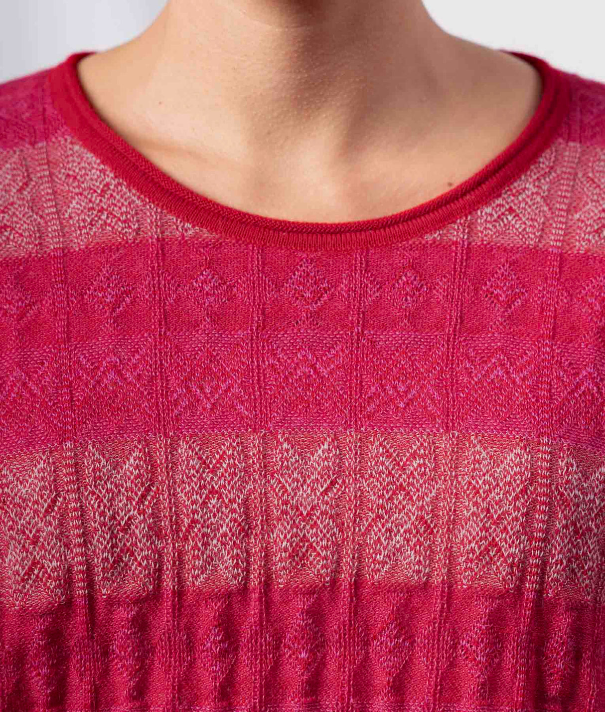 Jacquard Sweater with Pocket