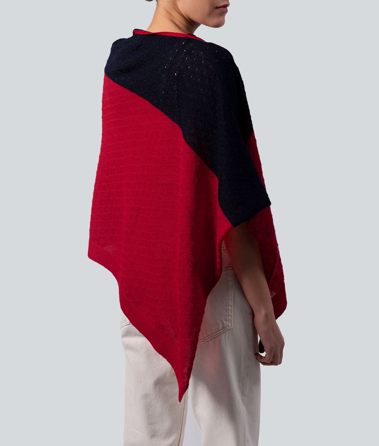 Poncho Diamante Baby Alpaca