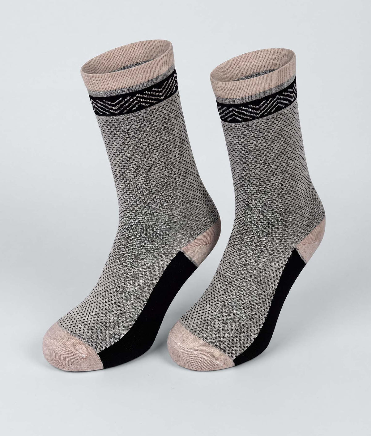 Medias Mujer Jacquard Texturadas