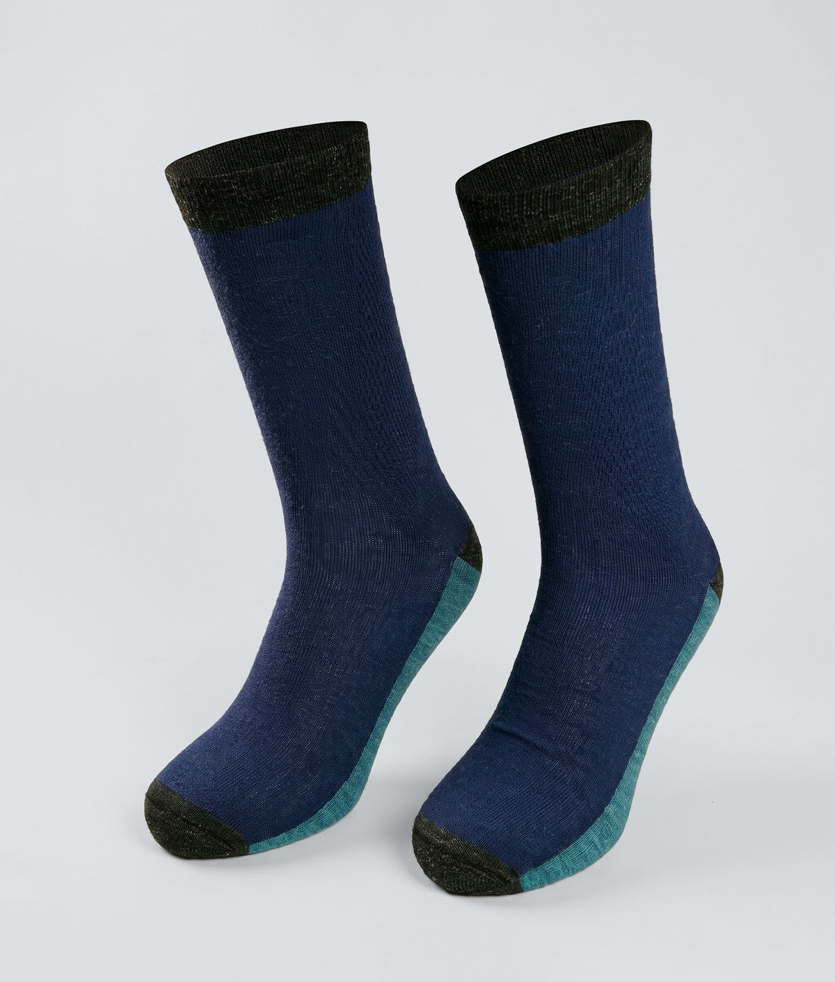 Men's Color Block Socks - blue
