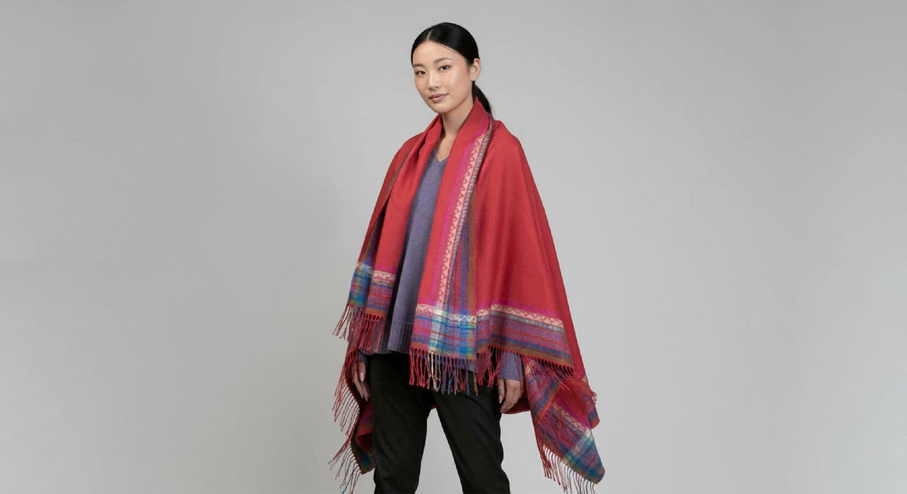 CAPAS Y PONCHO MUJER