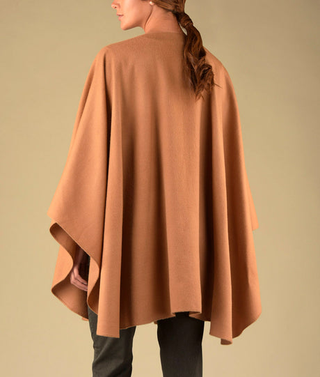 Ruana Baby Alpaca - Tabaco Marron