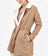 Abrigo Wrap Reversible - Blanco antiguo y Caramelo