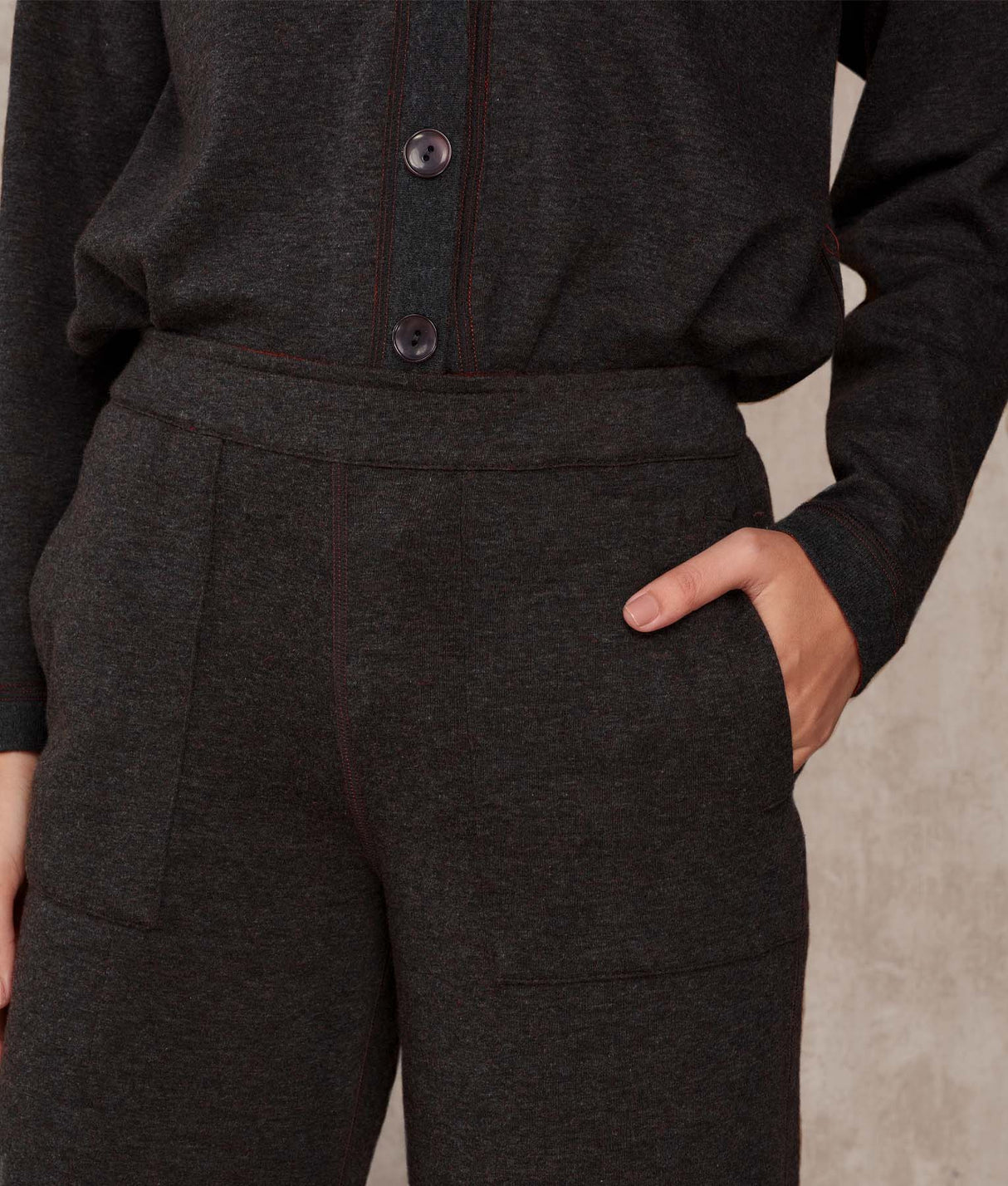 Pantalon Basico Estrecho - Pure De Calabaza Y Fantasma