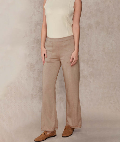 Pantalon Basico Estrecho - Mermelada Y Rosa Susurro