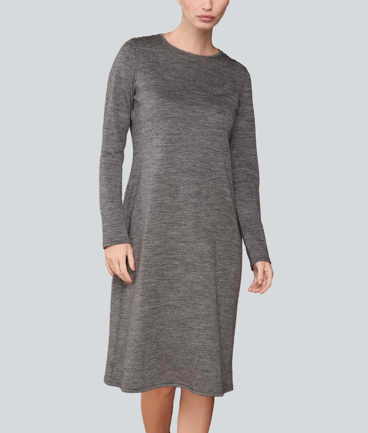 Classic Reversible Dress - Wrought Iron And Light Gray