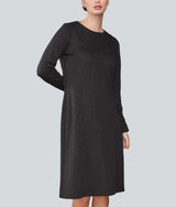Classic Reversible Dress - Wrought Iron And Light Gray