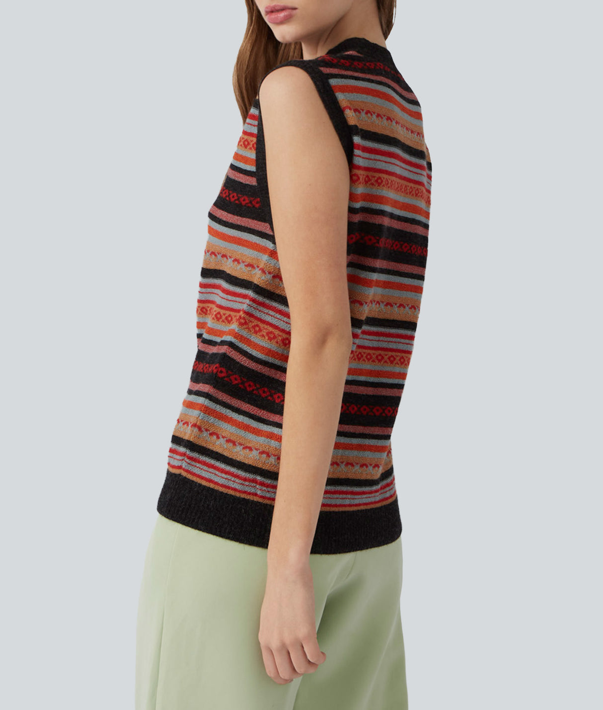 Chaleco Con Cuello En V