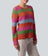 Striped Sweater With Collar