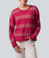 Jacquard Sweater with Pocket
