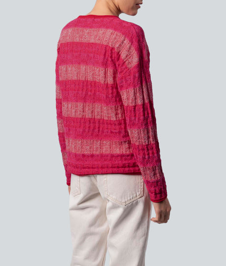 Jacquard Sweater with Pocket