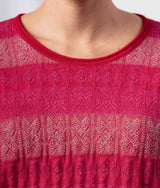 Jacquard Sweater with Pocket