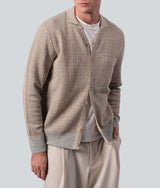 Cardigan con Cuello Camisero