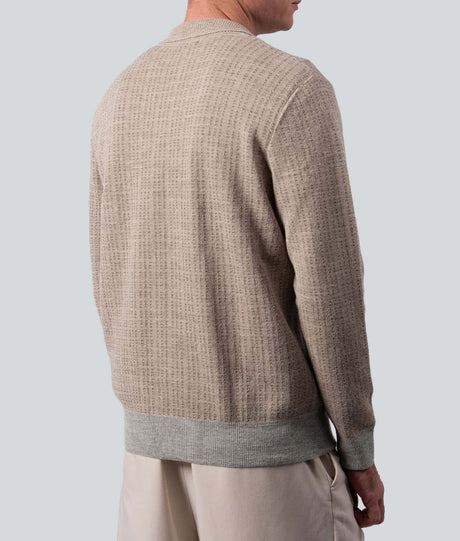 Cardigan con Cuello Camisero