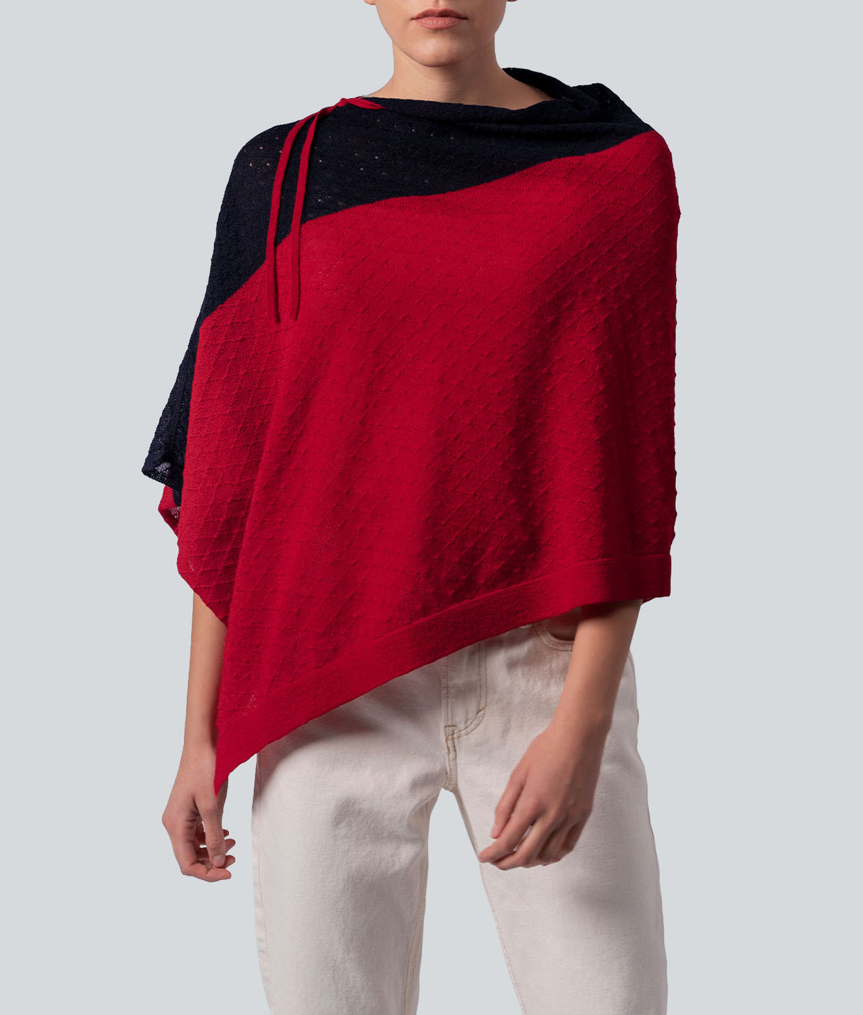 Poncho Diamante Baby Alpaca