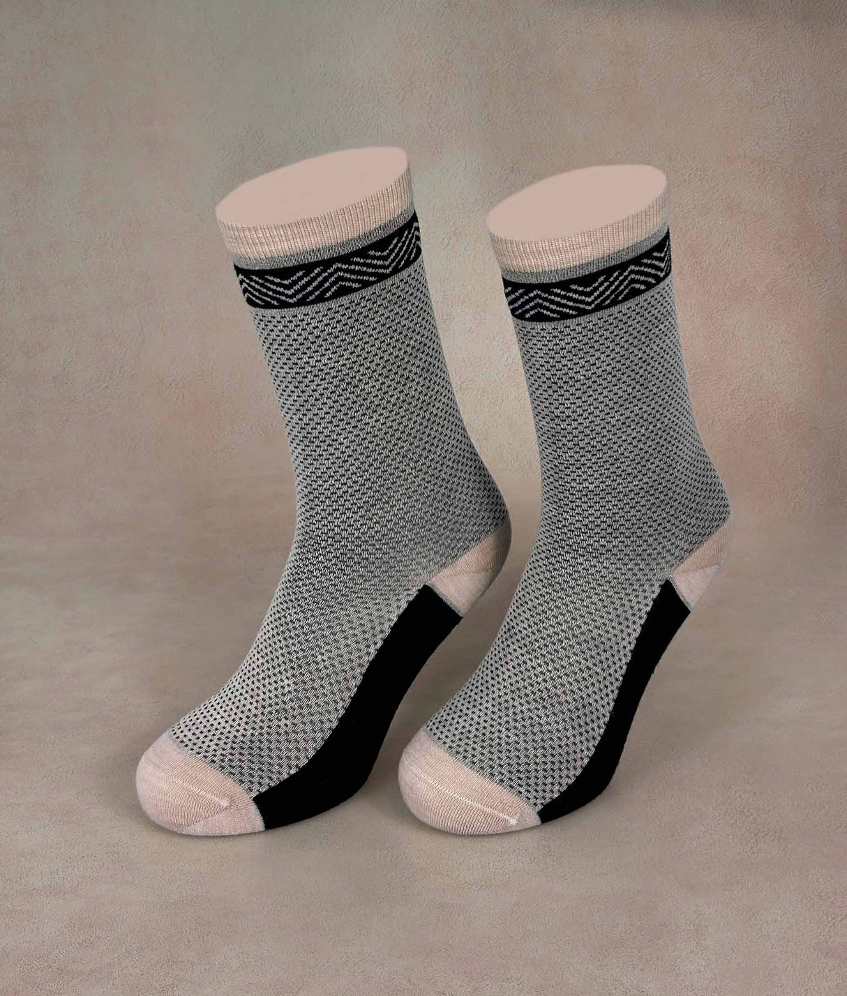 Medias Mujer Jacquard Texturadas