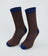 Men's Textured Socks - brown