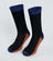 Men's Color Block Socks - black