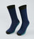 Men's Color Block Socks - blue