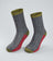 Medias Mujer Ribbed Color Block - gris